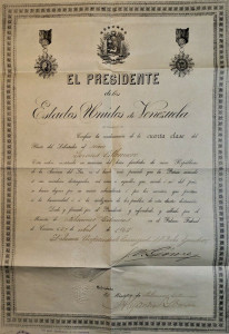 Diploma de 1905
